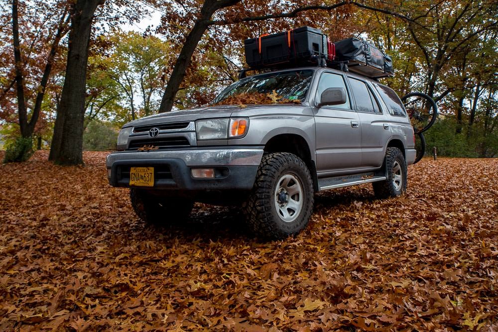 Autumn leaves and the 4Runner