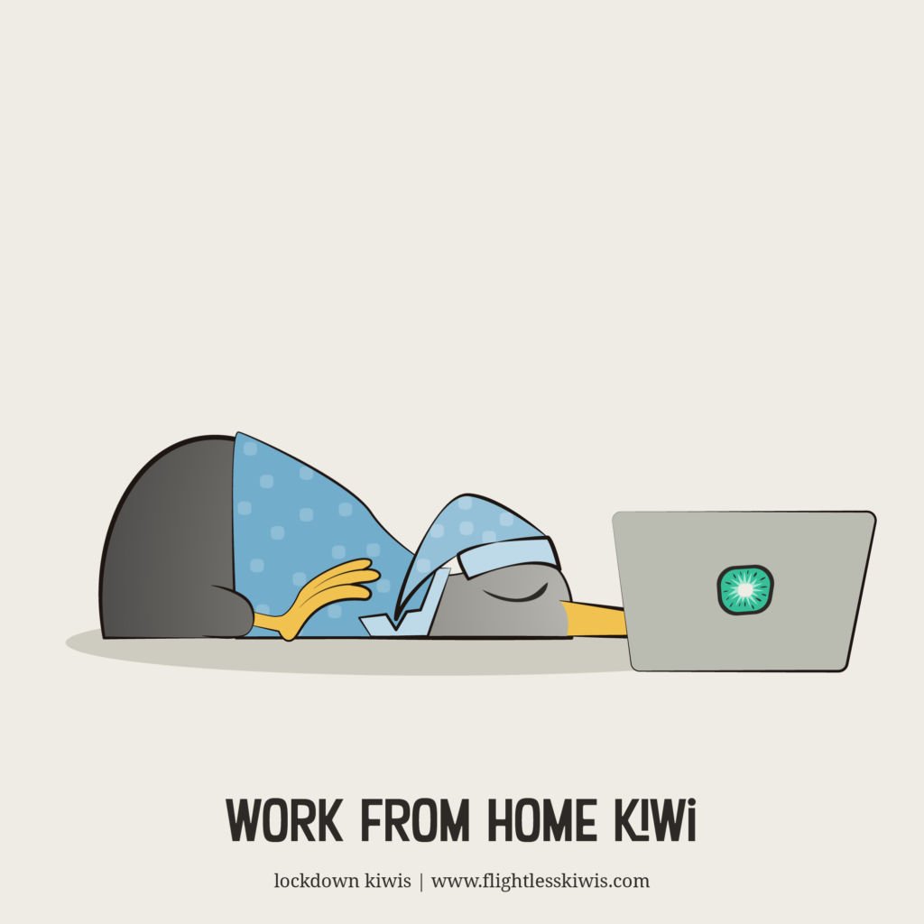 Work from home Kiwi