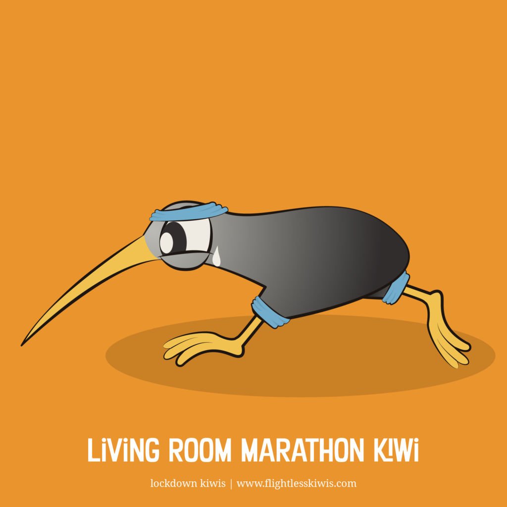 Living room marathon Kiwi